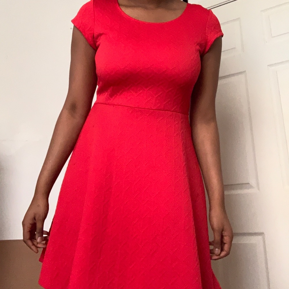 Red dress